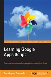 Book cover of Learning Google Apps Script by Ramalingam Ganapathy