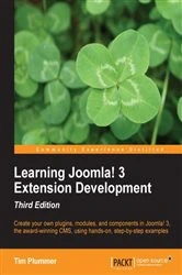 Book cover of Learning Joomla! 3 Extension Development-Third Edition by Tim Plummer