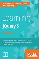 Book cover of Learning jQuery 3 - Fifth Edition (5th ed.) by Adam Boduch