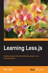Book cover of Learning Less.js by Alex Libby