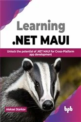 Book cover of Learning .NET MAUI by Aleksei Starkov