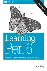 Book cover of Learning Perl 6 by brian d foy