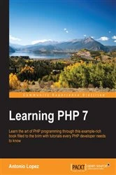 Book cover of Learning PHP 7 by Antonio Lopez