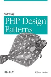 Book cover of Learning PHP Design Patterns by William Sanders