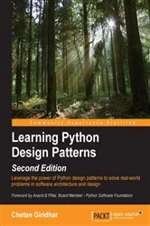 Book cover of Learning Python Design Patterns (2nd ed.) by Chetan Giridhar