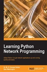 Book cover of Learning Python Network Programming by Dr. M. O. Faruque Sarker