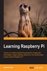 Book cover of Learning Raspberry Pi by Samarth Shah