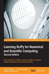 Book cover of Learning SciPy for Numerical and Scientific Computing (2nd ed.) by Sergio J. Rojas G.