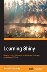 Book cover of Learning Shiny by Hernán G. Resnizky