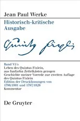 Book cover of Leben des Quintus Fixlein, aus funfzehn Zettelkästen gezogen by Sabine Straub