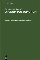 Book cover of Lectiones de morbis tabificis by Aug. Guil. A. Stosch