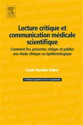 Book cover of Lecture critique et communication médicale scientifique (3rd ed.) by Louis Rachid Salmi