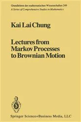 Book cover of Lectures from Markov Processes to Brownian Motion by Kai Lai Chung