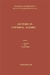 Book cover of Lectures in Universal Algebra by L. Szabó