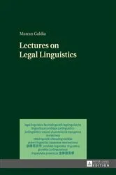 Book cover of Lectures on Legal Linguistics by Unknown