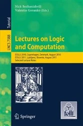 Book cover of Lectures on Logic and Computation by Nick Bezhanishvili