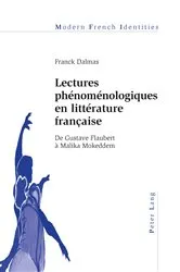 Book cover of Lectures phénoménologiques en littérature française by Peter Collier