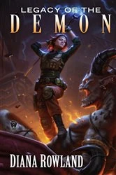 Book cover of Legacy of the Demon by Diana Rowland