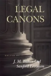 Book cover of Legal Canons by Unknown