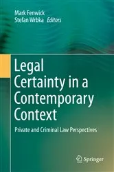 Book cover of Legal Certainty in a Contemporary Context by Unknown
