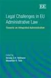 Book cover of Legal Challenges in EU Administrative Law by Unknown