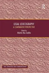 Book cover of Legal Lexicography by Máirtín Mac Aodha
