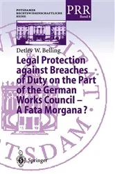 Book cover of Legal Protection against Breaches of Duty on the Part of the German Works Council — A Fata Morgana? by Unknown