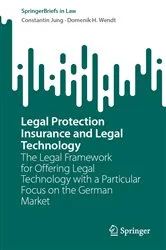 Book cover of Legal Protection Insurance and Legal Technology by Unknown