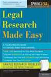 Book cover of Legal Research Made Easy (4th ed.) by Unknown