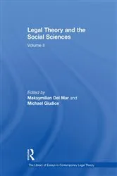 Book cover of Legal Theory and the Social Sciences by Maksymilian Del Mar