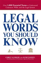 Book cover of Legal Words You Should Know by Corey Sandler