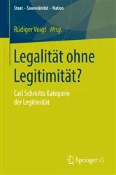 Book cover of Legalität ohne Legitimität? by Rüdiger Voigt