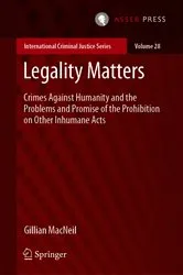 Book cover of Legality Matters by Unknown