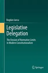 Book cover of Legislative Delegation by Bogdan Iancu