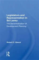 Book cover of Legislators And Representation In Sri Lanka by Robert C. Oberst