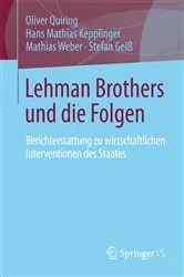 Book cover of Lehman Brothers und die Folgen by Unknown