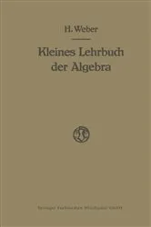 Book cover of Lehrbuch der Algebra by Heinrich Weber
