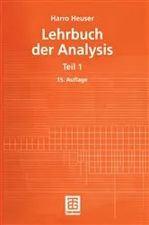 Book cover of Lehrbuch der Analysis (15th ed.) by Unknown
