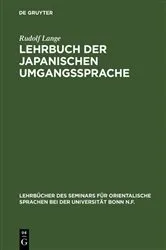 Book cover of Lehrbuch der japanischen Umgangssprache (2nd ed.) by Rudolf Lange