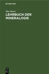 Book cover of Lehrbuch der Mineralogie by Max Bauer