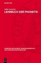 Book cover of Lehrbuch der Phonetik by Julius Laziczius
