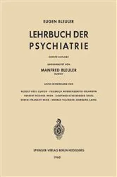 Book cover of Lehrbuch der Psychiatrie (10th ed.) by Eugen Bleuler