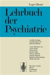 Book cover of Lehrbuch der Psychiatrie (12th ed.) by Eugen Bleuler