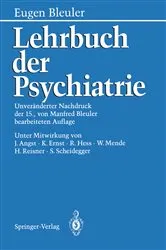 Book cover of Lehrbuch der Psychiatrie (15th ed.) by Eugen Bleuler