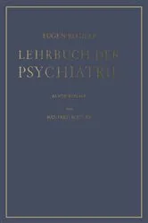 Book cover of Lehrbuch der Psychiatrie (8th ed.) by Eugen Bleuler