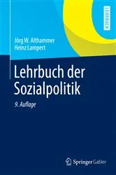 Book cover of Lehrbuch der Sozialpolitik (9th ed.) by Jörg W. Althammer