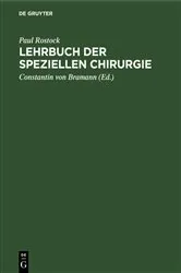 Book cover of Lehrbuch der speziellen Chirurgie (3rd ed.) by Paul Rostock