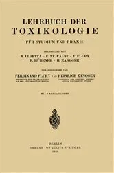 Book cover of Lehrbuch der Toxikologie für Studium und Praxis by M. Cloetta