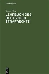Book cover of Lehrbuch des deutschen Strafrechts (9th ed.) by Unknown