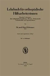 Book cover of Lehrbuch für orthopädische Hilfsarbeiterinnen by Hans Debrunner